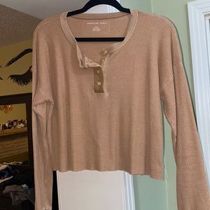 American eagle waffle Henley